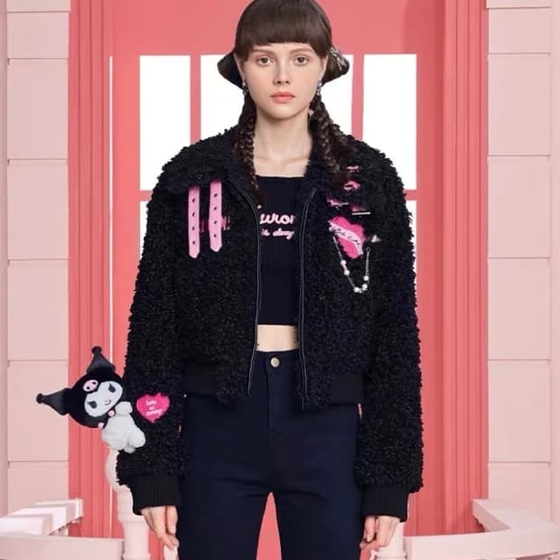 13demarzo 쿠로미 뽀글이자켓