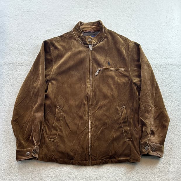 폴로 스웨이드 코듀로이 자켓