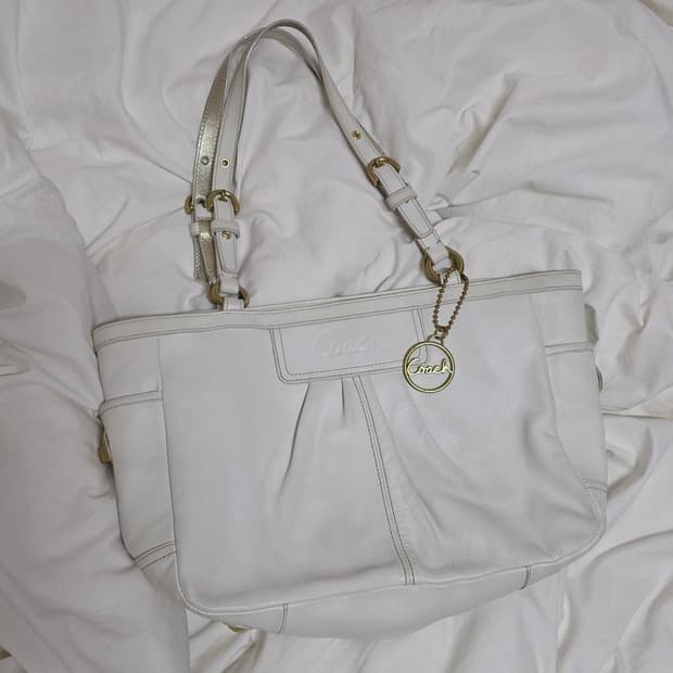 빈티지 코치 Coach 레더 숄더백 y2k 오네갸루