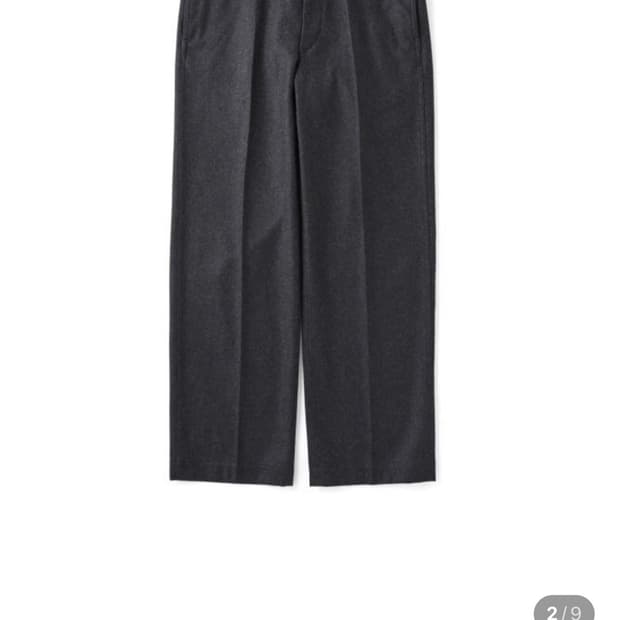 올드조 25AW pleated trouser 32 size