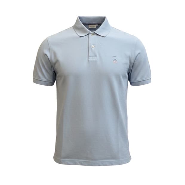 브룩스 브라더스 스카이블루 카라 반팔 셔츠