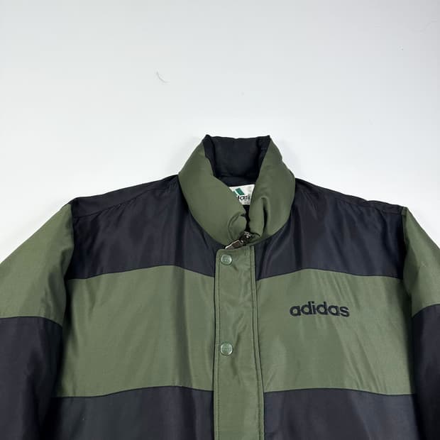 아디다스 오리지널 레트로 카키 패딩 (L)