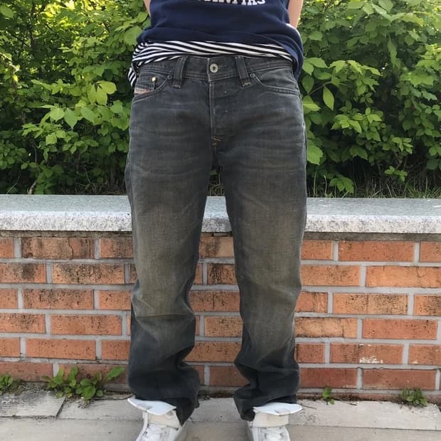 Diesel Viker Dirty Wash Jeans