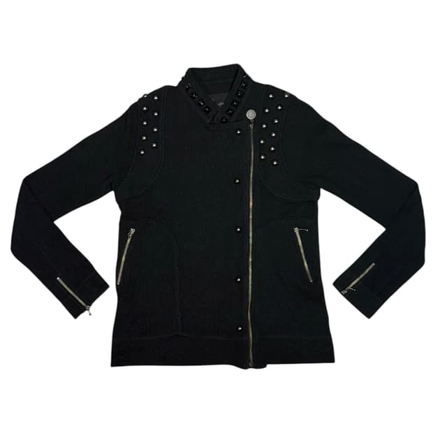 히스테릭 글래머 아카이브 스터드 폭탄 면 라이더 자켓