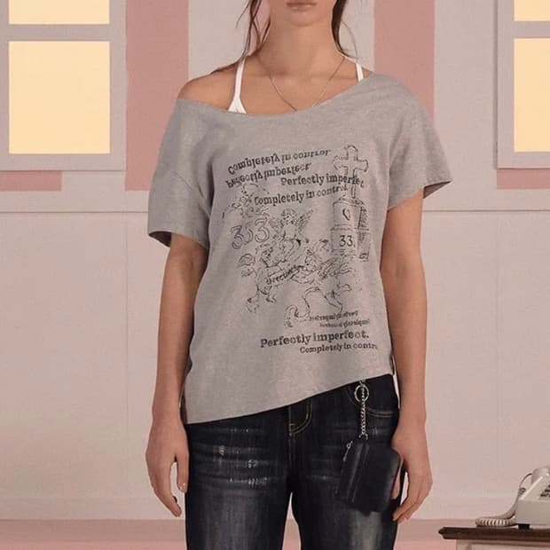 쓰리타임즈 더스티엔젤반팔티s 판매해요