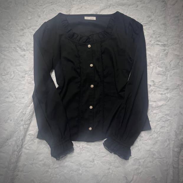 lizlisa 리즈리사 로걀탑 블라우스 갸루 양산형