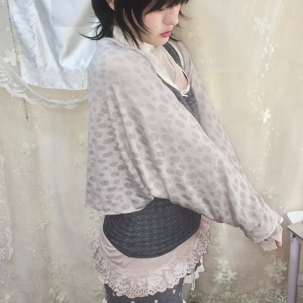 pink leopard bolero
