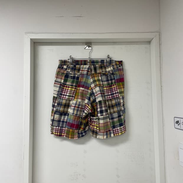 폴로 랄프로렌 체크 반바지 35