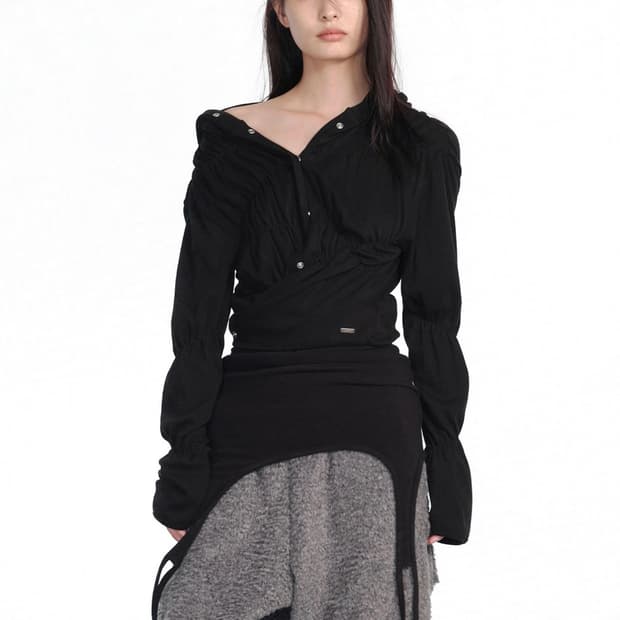 세릭 CERRIC 셔링 랩 후드