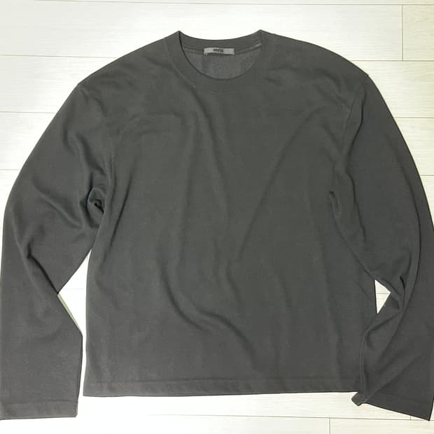 다이브인 크롭 롱슬리브 0 [블랙]