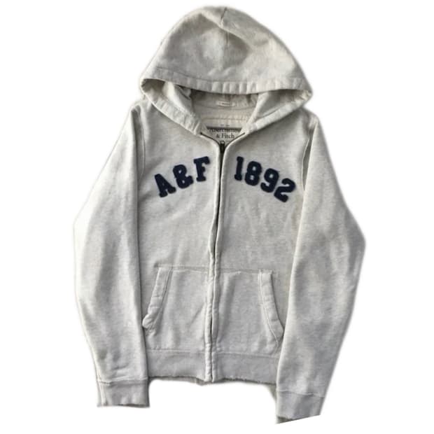 🤍아베크롬비 백멜란지 화이트 후드집업🤍