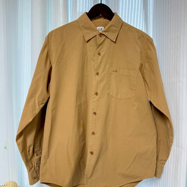 C.P. Company 올드 카멜 오버셔츠 90s (택포)
