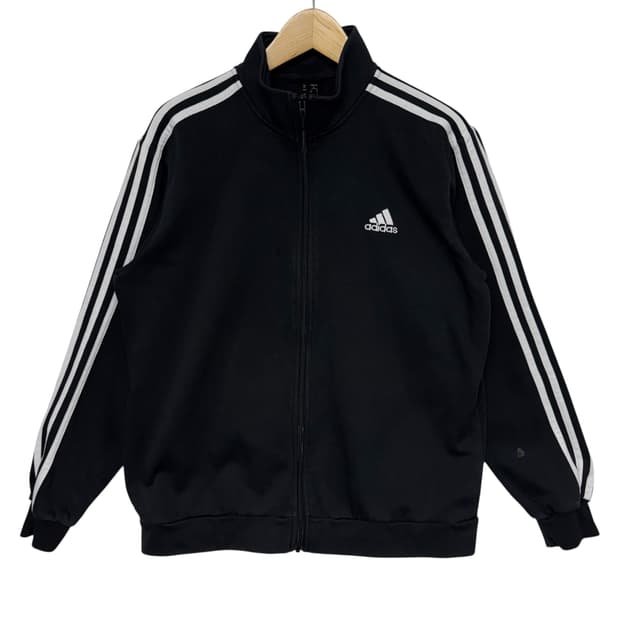 아디다스 스웻 코튼 집업 져지