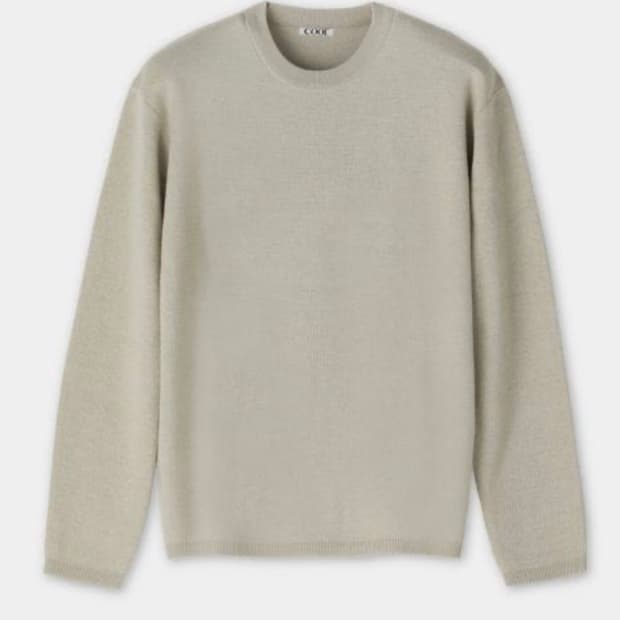 쿠어 탑필 울 라운드 니트