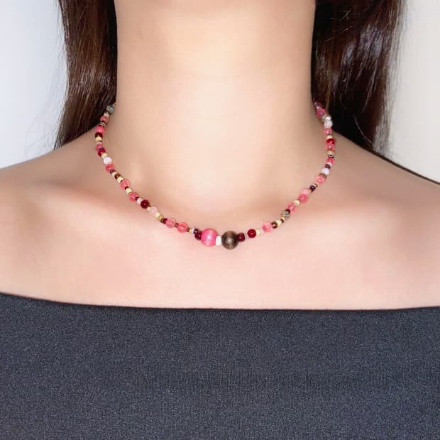 Chunky Cherry_Fade Necklace