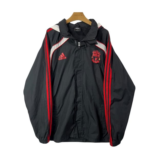[Adidas] 아디다스 리버풀 10-11 빅로고 스탠다드 후디 바람막이