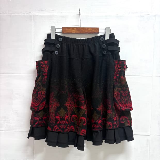 EIKO KONDO 페어리 양산형 에스닉 프릴 팬츠