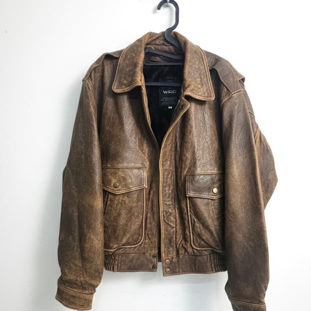 80‘s 도쿄 세컨핸드 레더 자켓 퍼