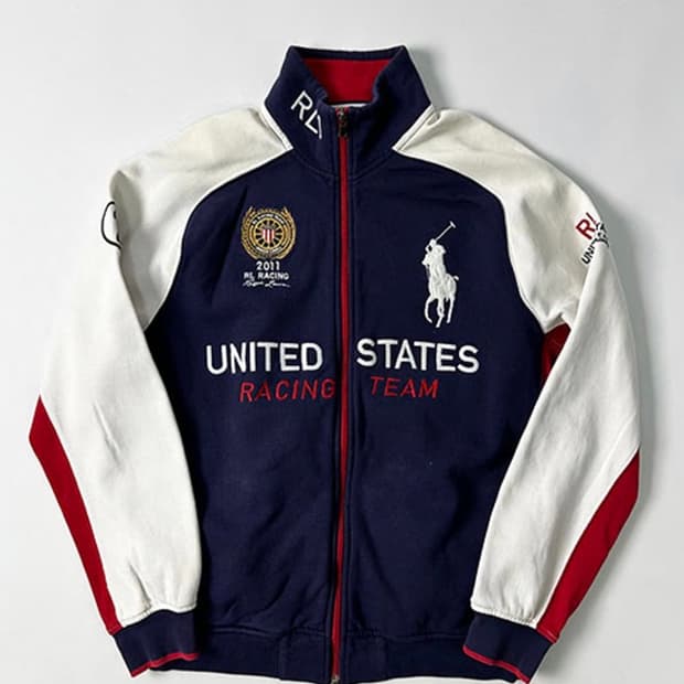 폴로 빅포니 레이싱 자켓