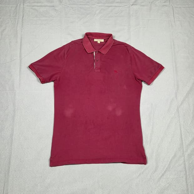 [버버리] 플라켓 노바체크 반팔 폴로 셔츠 | S00093