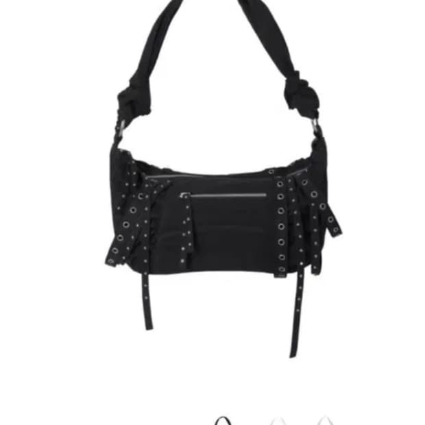 쓰리타임즈 테이프 백 블랙