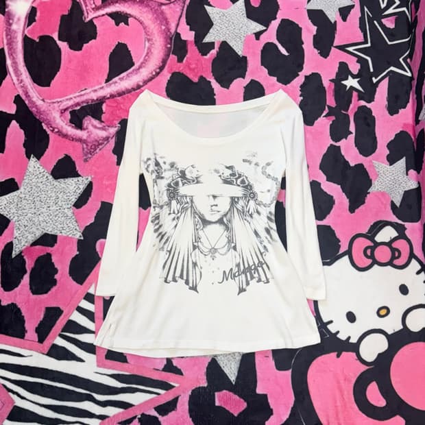 00's Blind Angel One-shoulder sleeve