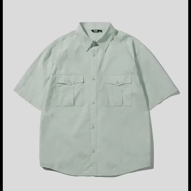 트릴리온 릴렉스 코튼 투포켓 하프 셔츠 M