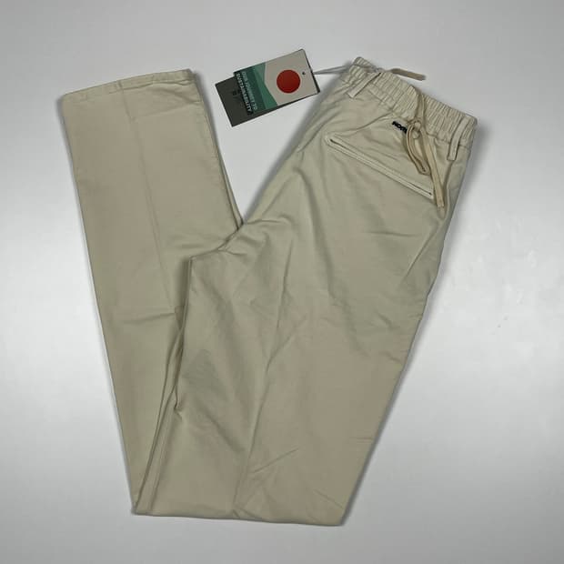 인코텍스 INCOTEX 스트링 치노팬츠 33 아이보리 (택달린 새상품)