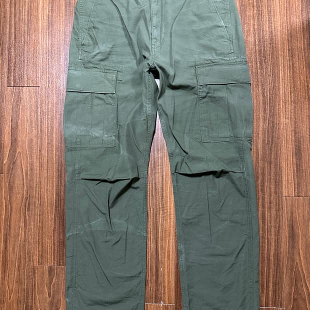 폴로 유틸리티 카고 팬츠 올리브 그린 카키