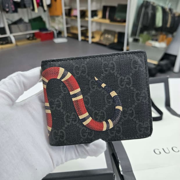 [A급컨디션] 구찌 킹스네이크 반지갑