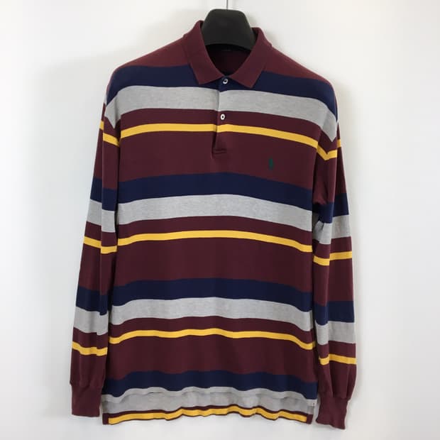 폴로 랄프로렌 90s 럭비카라티 95 단가라 