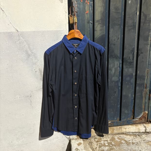 주카 투톤 셔츠