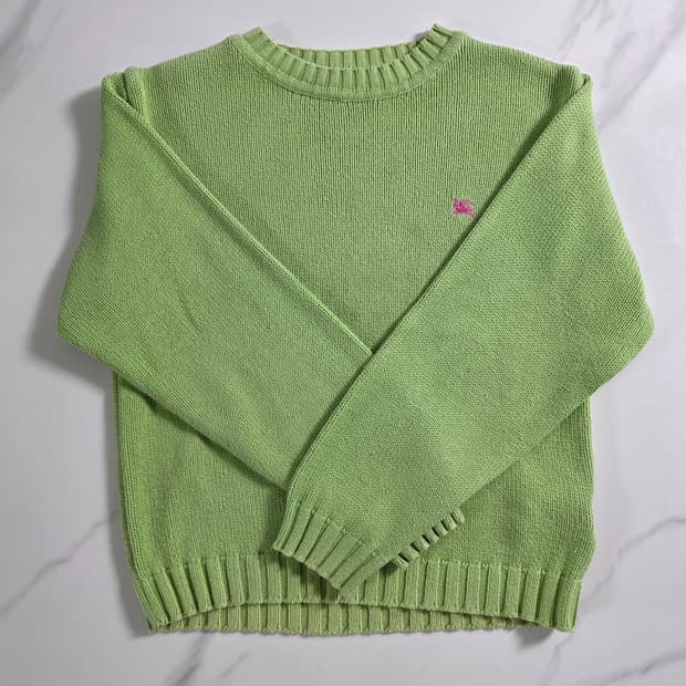 Burberry / 8부 라임 니트