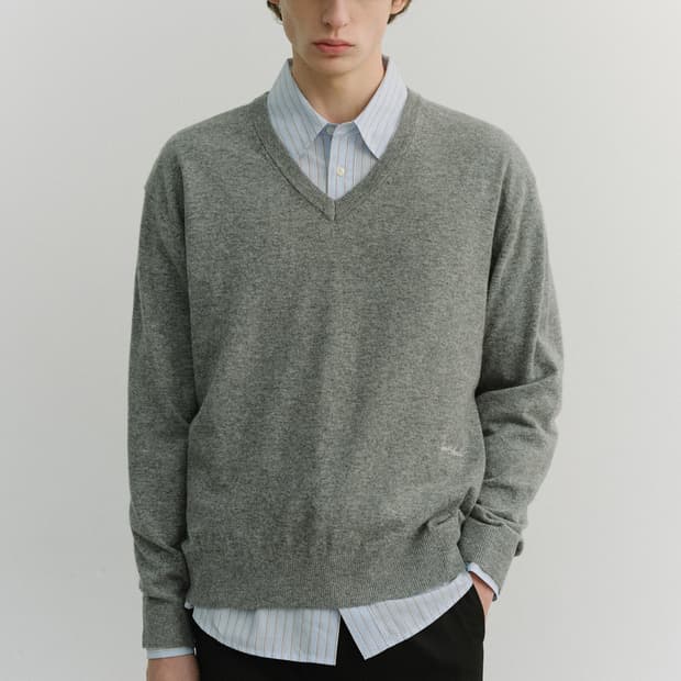 던스트 v-neck sweater XL