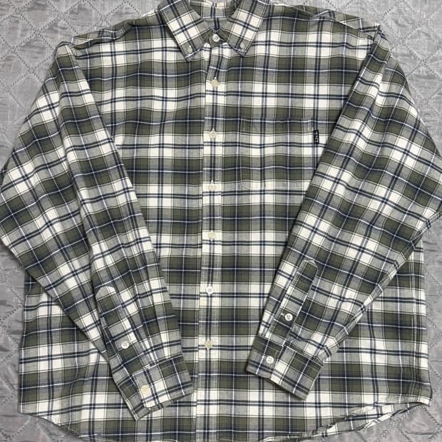 디스이즈네버댓 그린 체크셔츠