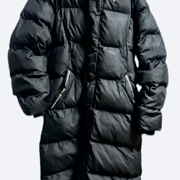 푸마 롱패딩 M 블랙