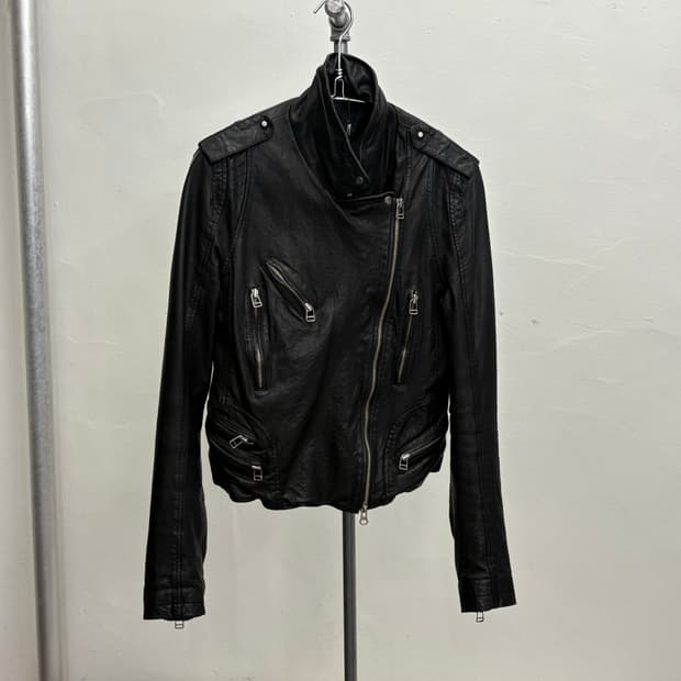 빈티지 가죽 자켓