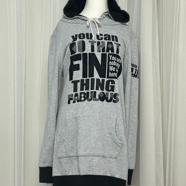 ingni Y2K 펑투케 디테일 후드티