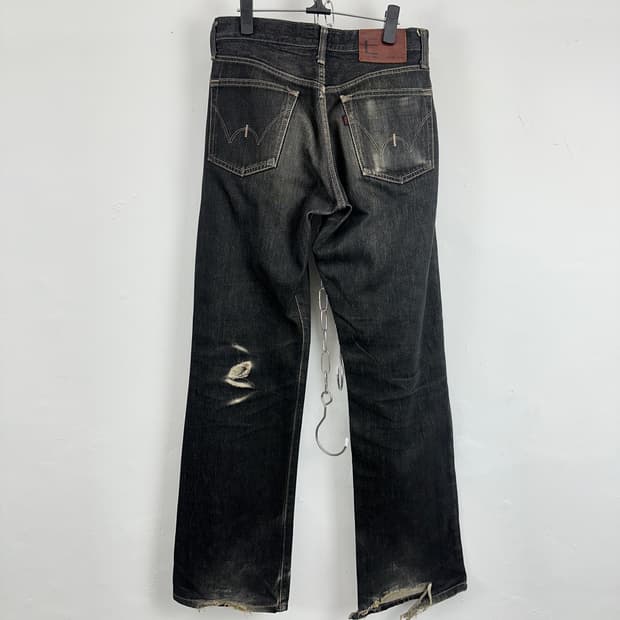 Edwin E-Function Distressed Denim Jeans