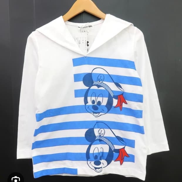 꼼데가르송 디즈니 세일러 티셔츠