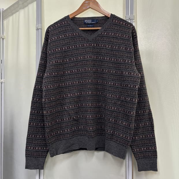 폴로 페어아일 니트 