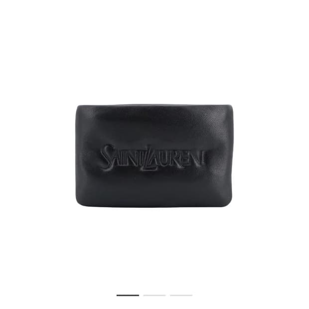 Saint Laurent 로고 디보스 카드홀더 / 생로랑 패디드 카드지갑