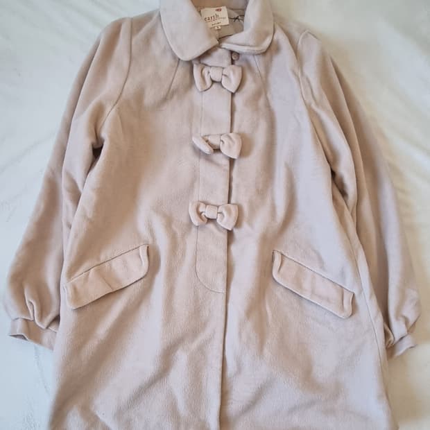 빈티지 갸루 리본 코트