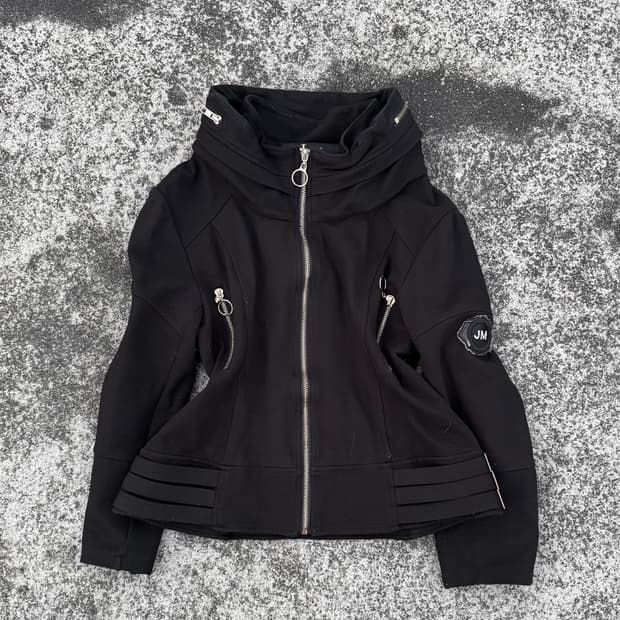 Black zip up jacket