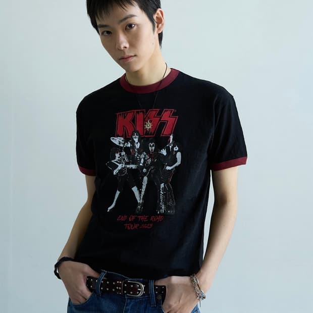 [mainbooth] KISS 엔드 오브 더 로드 티셔츠 블랙