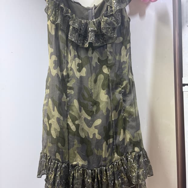 호피 미니 원피스