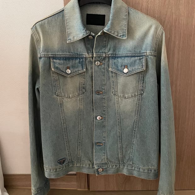프라다 23SS 데님 트러커 자켓
