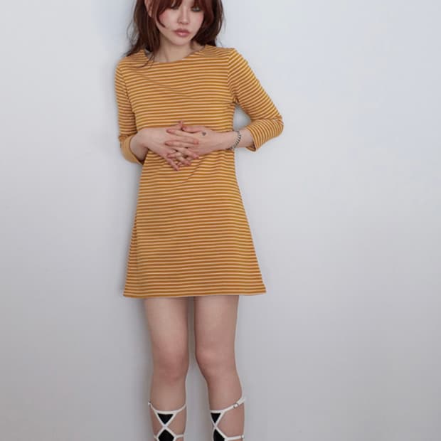 프레클 스트라이프 원피스