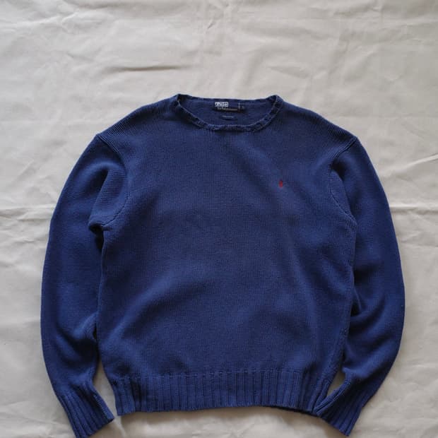 폴로 코튼 니트