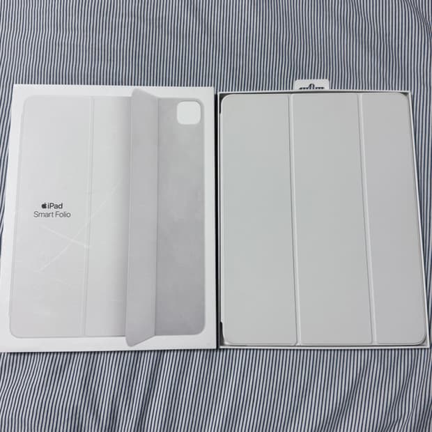 아이패드 프로 12.9 정품 스마트 폴리오 케이스 화이트